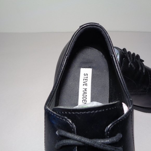 Steve Madden Size 9.5 M JONAH Black New Oxfords main image 7